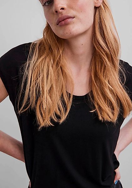pieces Rundhalsshirt PCBILLO TEE SOLID NOOS günstig online kaufen