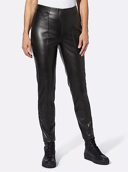 Witt Jerseyhose Lederimitathose Länge ca. 71 günstig online kaufen