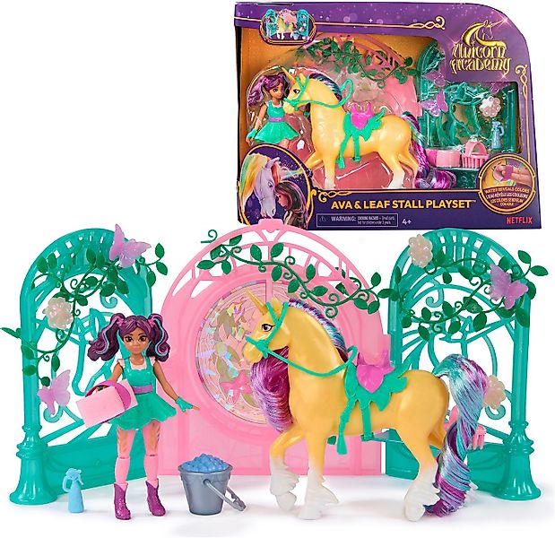 Spin Master Anziehpuppe Unicorn Academy - Stall Spielset - Ava & Leaf günstig online kaufen