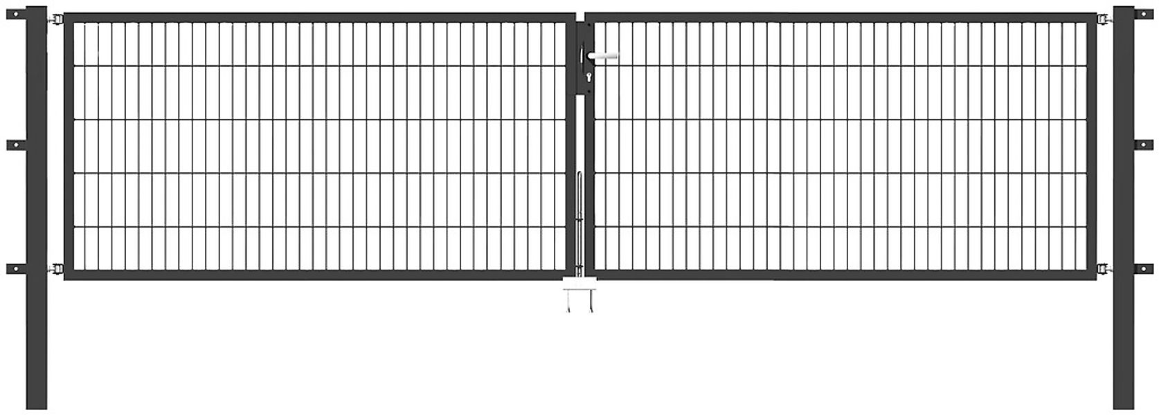 Alberts Zaundoppeltür "Flexo" 400 cm Breite, in versch. Höhen günstig online kaufen