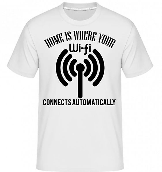 When The Wifi Connects · Shirtinator Männer T-Shirt günstig online kaufen