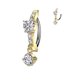 Taffstyle Bauchnabelpiercing Bauchnabelpiercing Implantatqualität Kristall günstig online kaufen