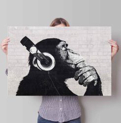Reinders Poster "Poster Schimpanse Wand" Affen 1 Stk. tlg. günstig online kaufen