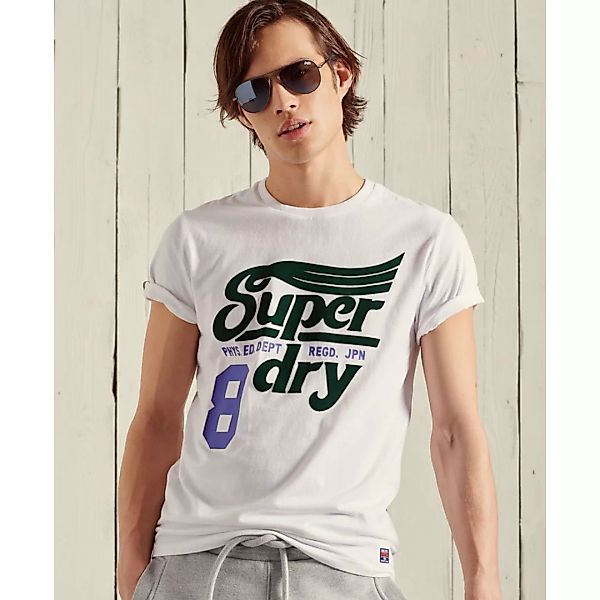 Superdry Collegiate Graphic 185 Kurzarm T-shirt XL Brilliant White günstig online kaufen