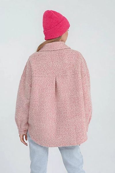 Freshlions Hemdjacke Lockere Hemdjacke rosa S günstig online kaufen
