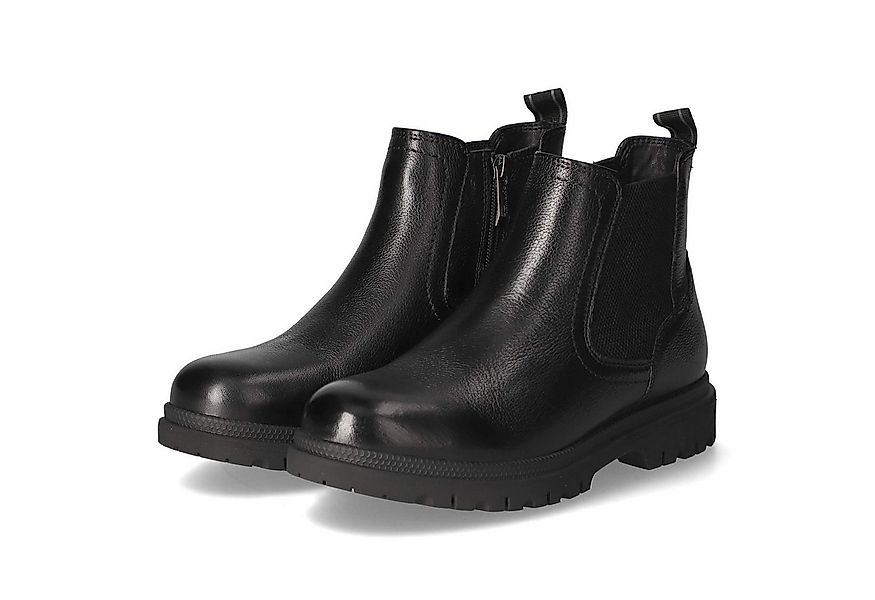 Tamaris Tamaris 1-25440-45/003 Damen Leder & Textil schwarz Schlupfstiefel günstig online kaufen