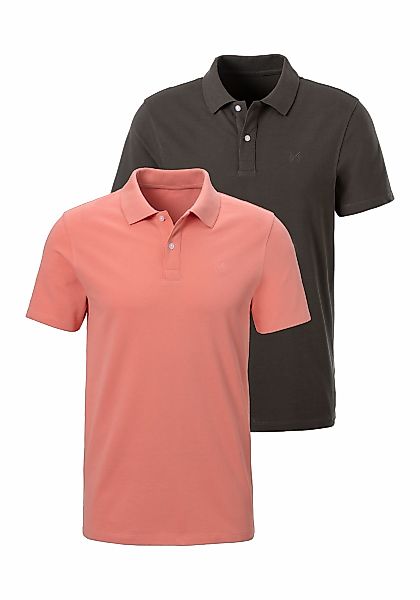 John Devin Poloshirt, (2 tlg., im-2er-Pack), mit dezenter- hochwertiger Log günstig online kaufen