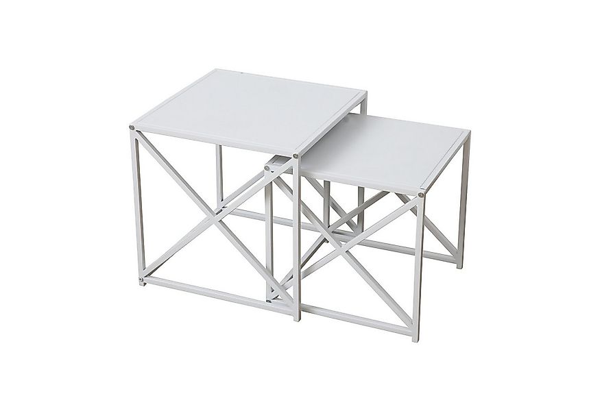 SVITA Couchtisch GEMO (2er Set), Sofatisch, Couchtisch, Nachttisch, Metall, günstig online kaufen