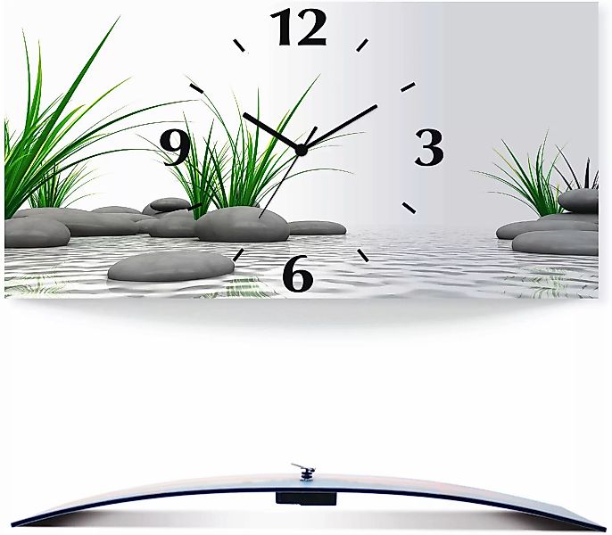 Artland Wanduhr »3 D Steine«, 3D Optik gebogen, mit Quarz- oder Funkuhrwerk günstig online kaufen