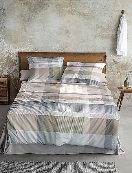 Irisette Bettwäsche Mako-Satin Bettwäsche Set Wave günstig online kaufen