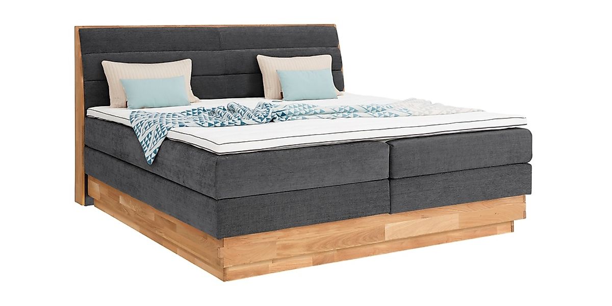 OTTO products Boxspringbett »Jenna«, ohne LED-Beleuchtung, mit zertifiziert günstig online kaufen