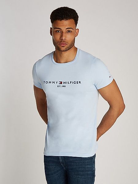 Tommy Hilfiger T-Shirt TOMMY LOGO TEE aus reiner Baumwolle günstig online kaufen