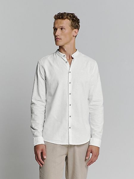 NO EXCESS Langarmhemd No Excess Leinenhemd günstig online kaufen