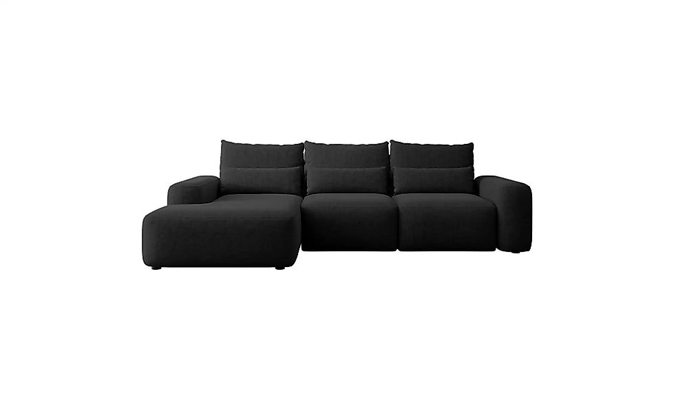 Ecksofa mit Schlaffunktion Carnos ¦ schwarz ¦ Maße (cm): B: 264 H: 82 Polst günstig online kaufen