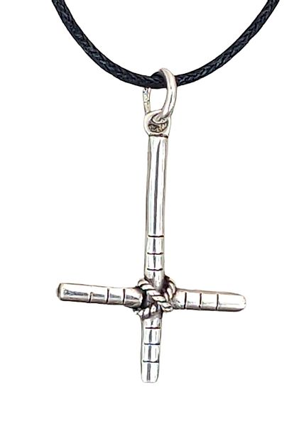 Kiss of Leather Kettenanhänger umgedrehtes Kreuz günstig online kaufen