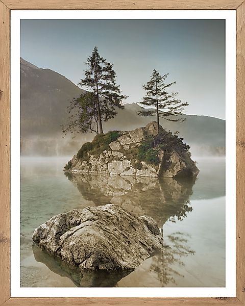 Bönninghoff Bild mit Rahmen, Bäume, Felsen, günstig online kaufen