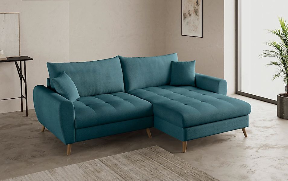 Mr. Couch Ecksofa »Blackburn II, L-Form« Mit Kaltschaumpolsterung bis 140 k günstig online kaufen