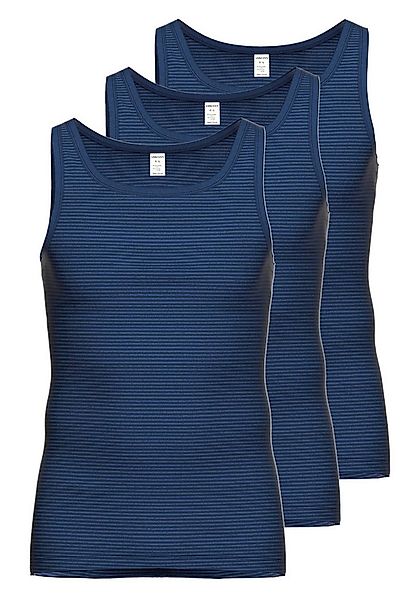 Ammann Unterhemd 3er Pack Jeans Feinripp (Spar-Set, 3-St) Unterhemd / Tankt günstig online kaufen