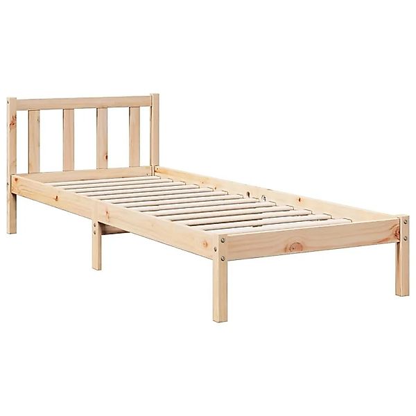 vidaXL Massivholzbett Extra Lang ohne Matratze 80x210 cm Kiefernholz 852428 günstig online kaufen