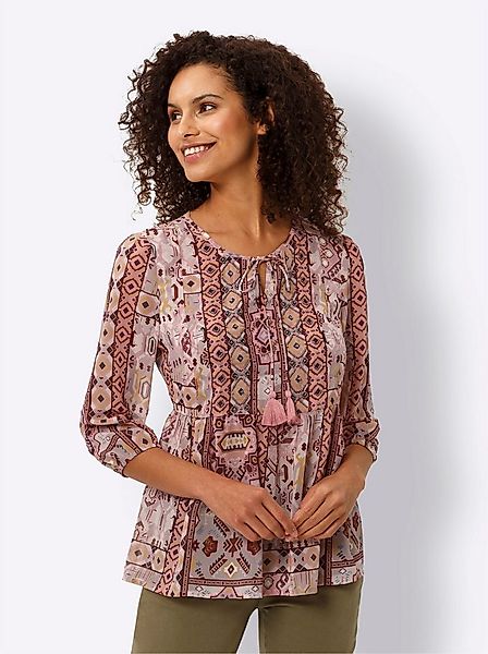 heine Klassische Bluse Druckbluse . günstig online kaufen