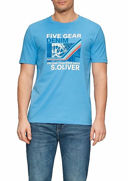 s.Oliver T-Shirt mit Front Print günstig online kaufen
