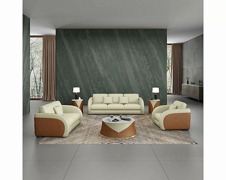 JVmoebel 2-Sitzer, Ledersofa Couch Wohnlandschaft 2 Sitzer Design Modern So günstig online kaufen