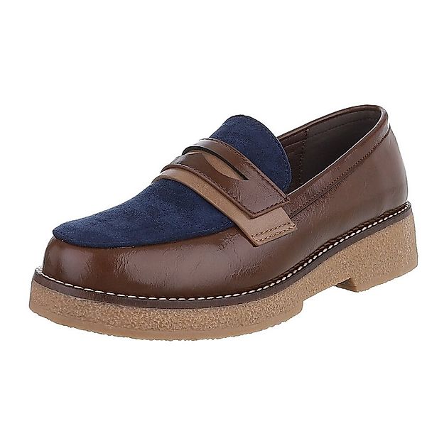 Ital-Design Elegante Damenkomfort-Schuhe mit Riemen für alle Anlässe Slippe günstig online kaufen