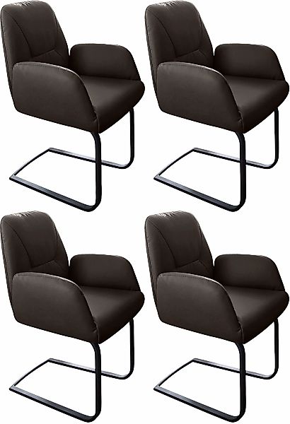 W.SCHILLIG Freischwinger "ole" (Set) 4 Stk.2er- oder 4er-Set, Gestell in Sc günstig online kaufen