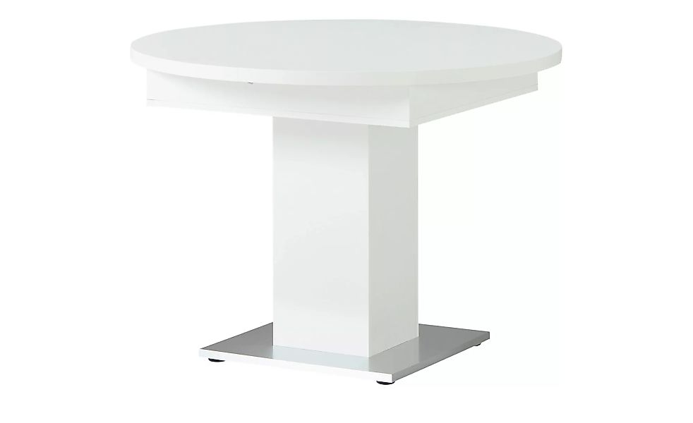 Esstisch ausziehbar - weiß - 76 cm - Tische > Esstische - Möbel Kraft günstig online kaufen