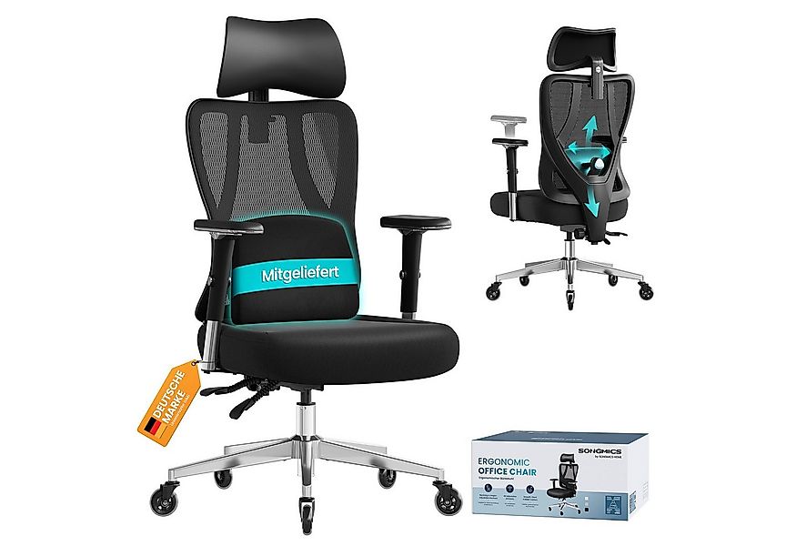 SONGMICS Bürostuhl, Schreibtischstuhl, Drehstuhl, höhenverstellbar günstig online kaufen