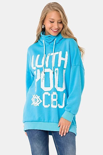 Cipo & Baxx Hoodie "Sweatshirt", 1 Stk. mit coolem Markenprint und Loop-Sch günstig online kaufen