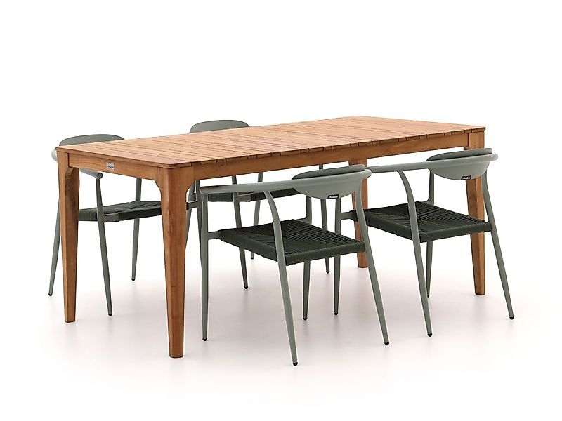 Manifesto Cavone/Bruca 170 cm Gartenmöbel-Set 5-teilig stapelbar günstig online kaufen