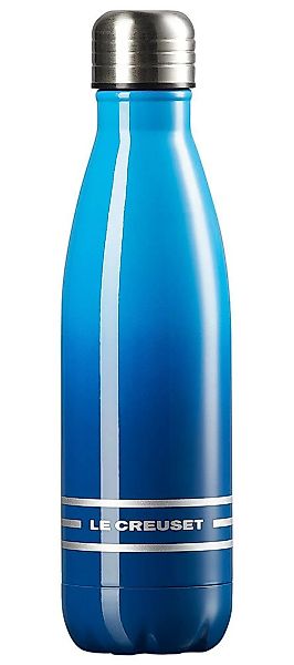 Le Creuset Trinkflasche Edelstahl Isolierflasche Marseille Blau 500ml günstig online kaufen