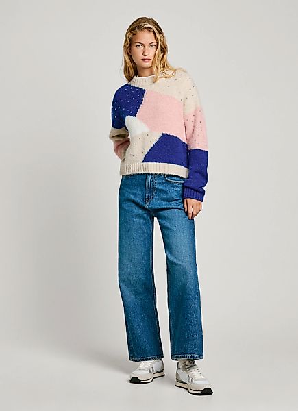 Pepe Jeans Strickpullover NORA mit Pailletten günstig online kaufen