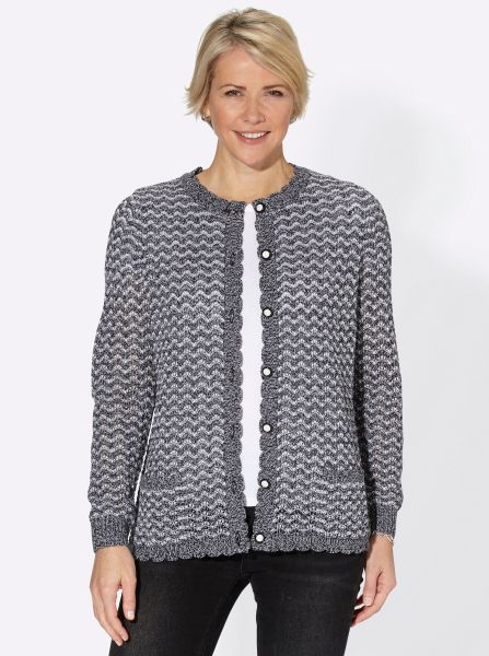Classic Basics Ajourstrickjacke günstig online kaufen