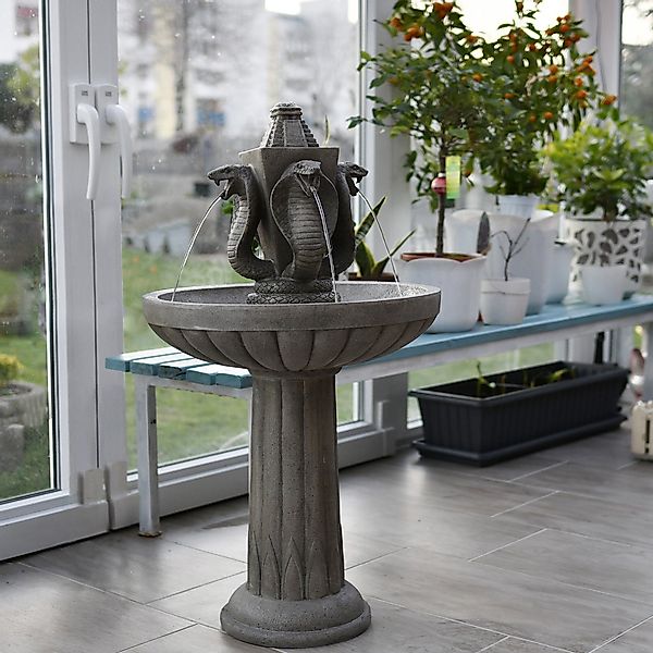 Köhko Gartenbrunnen " Maya" Etagenbrunnen Vogelbad günstig online kaufen