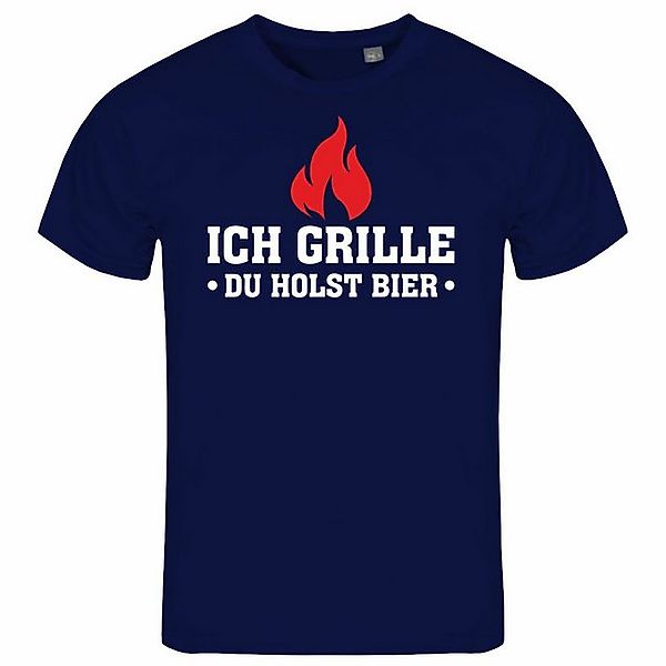 deinshirt Print-Shirt Herren T-Shirt Ich grille du holst Bier Funshirt mit günstig online kaufen