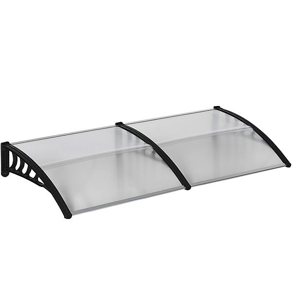 Outsunny Pultvordach Vordach für Haustür 200 x 96 x 27 cm mit UV Schutz Sch günstig online kaufen