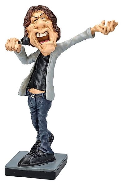 Figuren Shop GmbH Dekofigur Mick Jagger Figur – Rockstar Karikatur Statue 1 günstig online kaufen