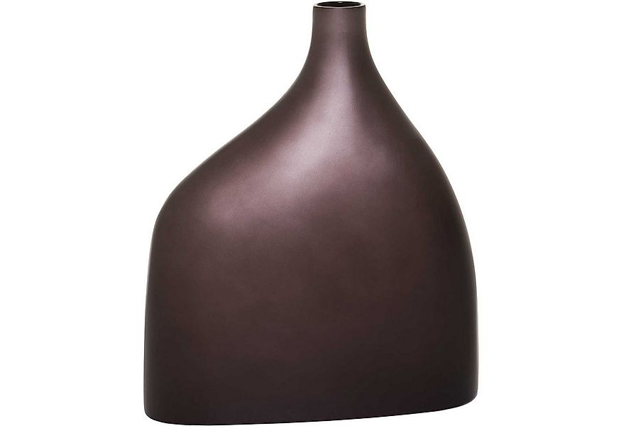 VIVANNO Bodenvase Fiberglas ELEGANTA Rund - Bronze Matt (1 St), 24x9x30 cm günstig online kaufen