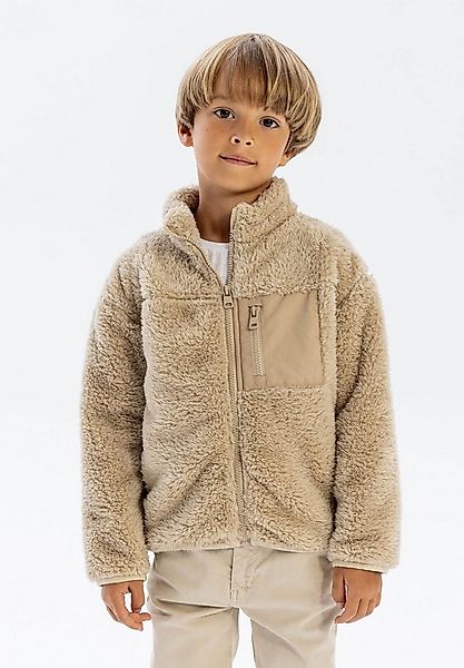 MINOTI Sweatshirt Sherpa-Fleecejacke mit Brusttasche und Reißverschluss  (9 günstig online kaufen