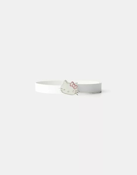 Bershka Gürtel Hello Kitty Mania Mit Strass-Detail Damen 85 Weiss günstig online kaufen