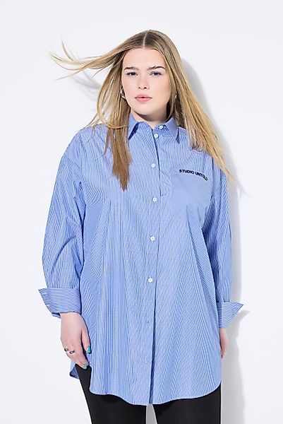 Studio Untold Hemdbluse Hemdbluse oversized Streifen günstig online kaufen