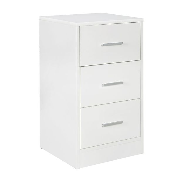 FINEBUY Nachtschrank SuVa7067_1 (Nachttisch mit 3 günstig online kaufen