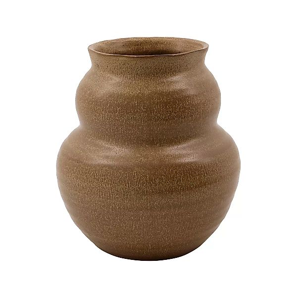 Vase Juno Gr. M aus Porzellan in Braun günstig online kaufen
