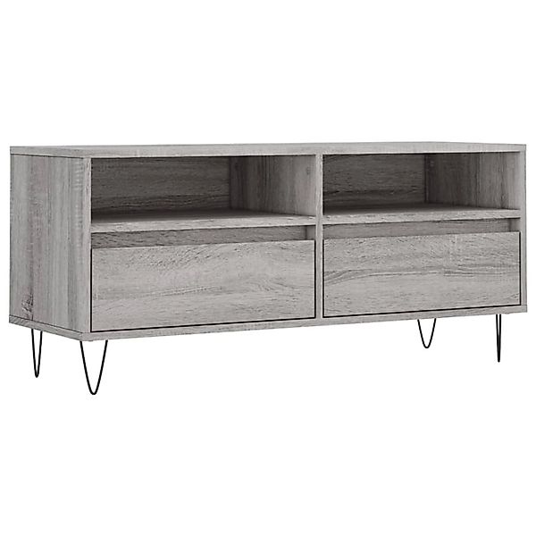 VidaXL TV-Schrank Grau Sonoma 100x34,5x44,5 cm Holzwerkstoff  Modell 5 günstig online kaufen