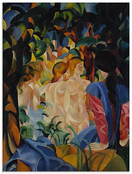 Artland Glasbild "Badende Mädchen. 1913.", Frau, (1 St.) günstig online kaufen