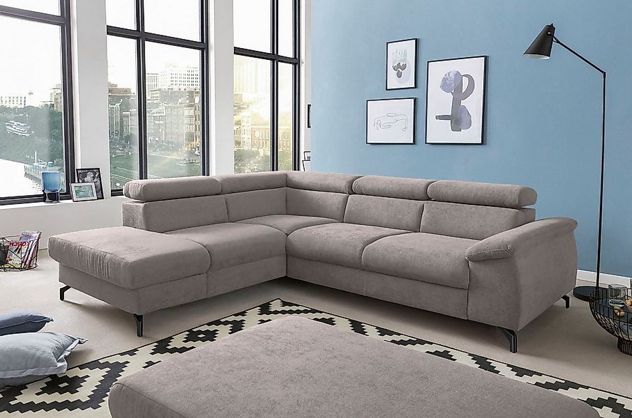 COTTA Polstergarnitur Komaris L-Form, (Set), Set bestehend aus: Ecksofa mit günstig online kaufen