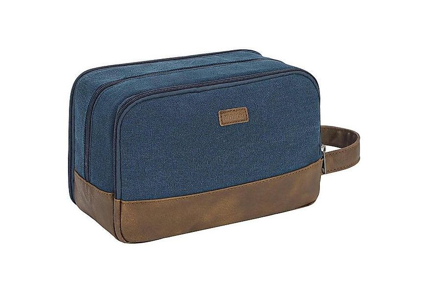 LuxusKollektion Kulturbeutel Kulturtasche Herren Reise-Dopp-Kit Canvas Wass günstig online kaufen