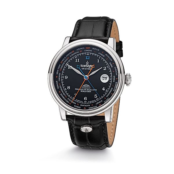 Kronsegler Automatikuhr "Fernando de Magallanes" Worldtimer günstig online kaufen